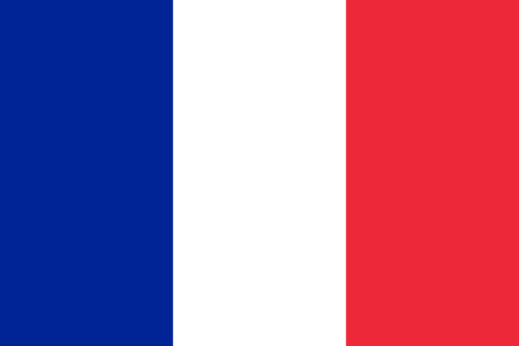 Bild der Staatsflagge Frankreich - mit einer Auflösung von 1024x683 - Europa
