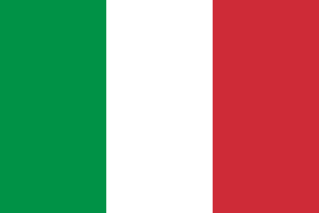 Bild der Staatsflagge Italien - mit einer Auflösung von 1024x683 - Europa