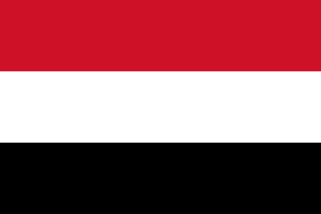 Bild der Staatsflagge Jemen - mit einer Auflösung von 1024x683 - Naher Osten