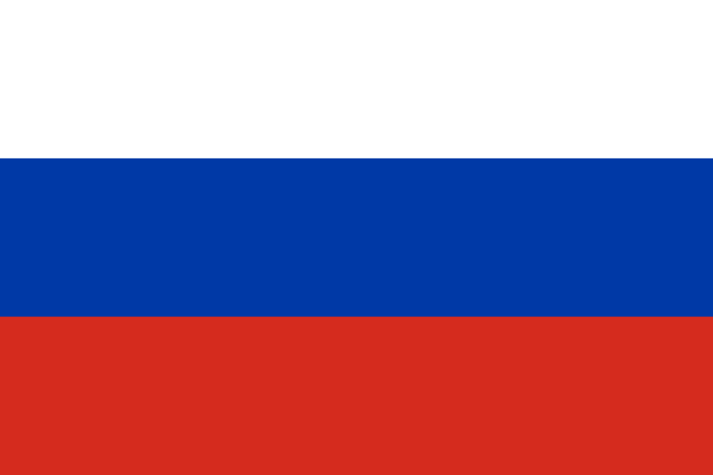 Bild der Staatsflagge Russland - mit einer Auflösung von 1024x683 - Zentralasien