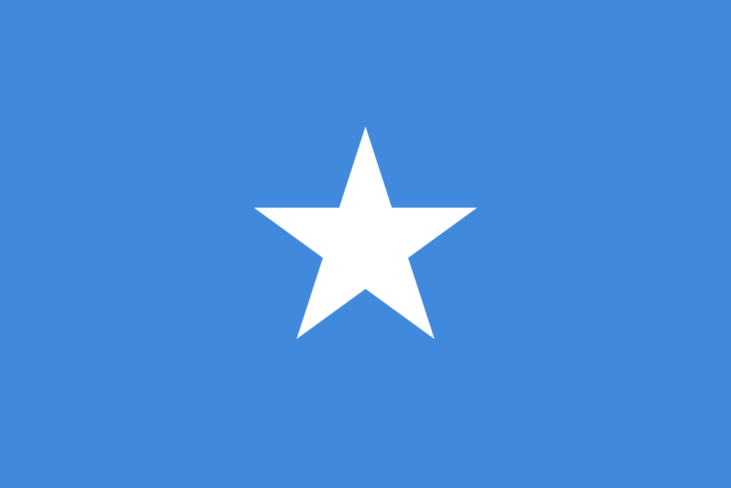 Bild der Staatsflagge Somalia - mit einer Auflösung von 1024x683 - Afrika