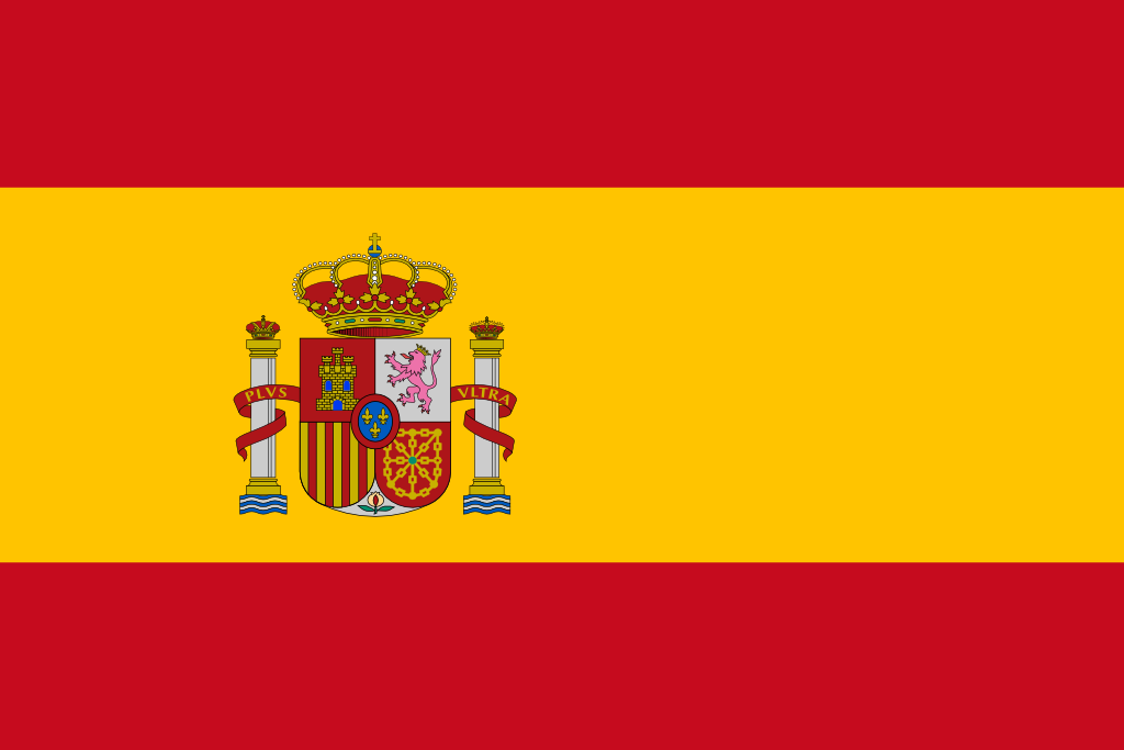 Bild der Staatsflagge Spanien - mit einer Auflösung von 1024x683 - Europa