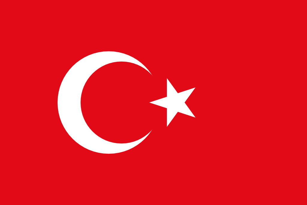 Bild der Staatsflagge Türkei - mit einer Auflösung von 1024x683 - Naher Osten