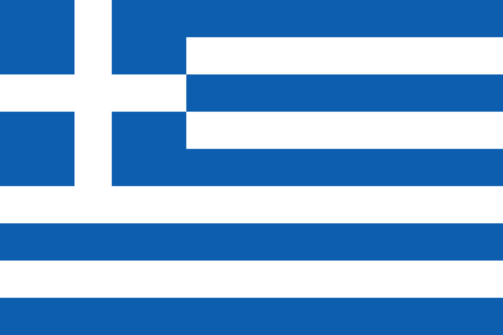 Bild der Staatsflagge Griechenland - mit einer Auflösung von 1600x1067 - Europa