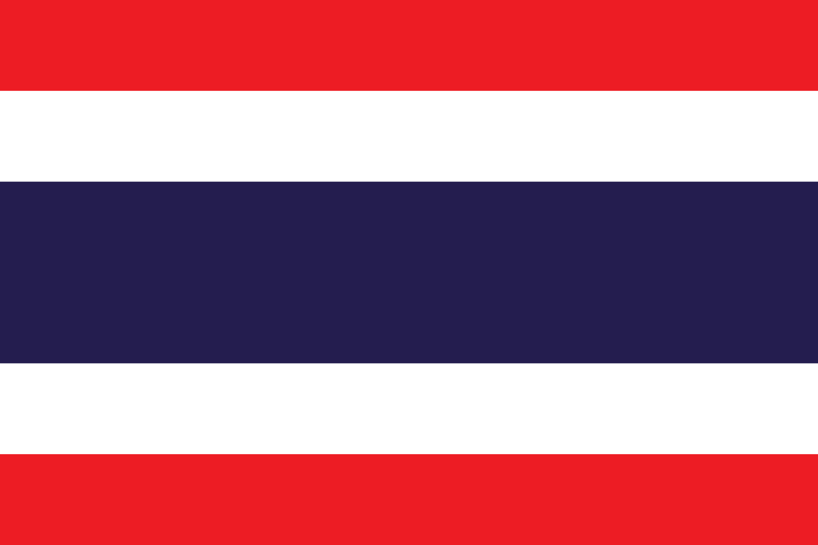 Bild der Staatsflagge Thailand - mit einer Auflösung von 1600x1067 - Ostasien
