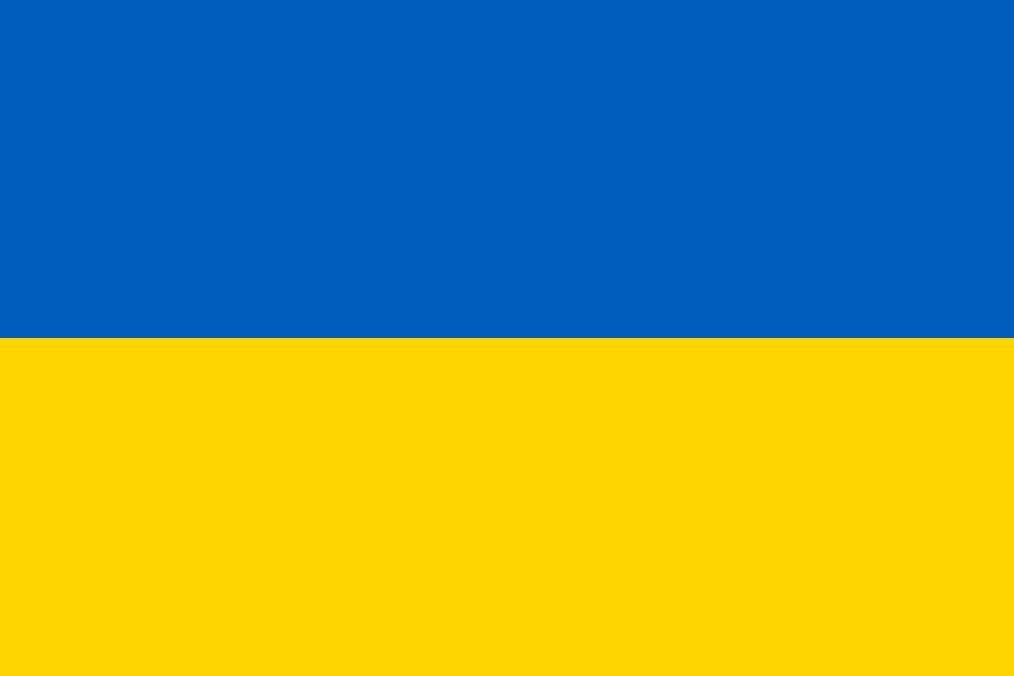 Bild der Staatsflagge Ukraine - mit einer Auflösung von 2040x1360 - Europa