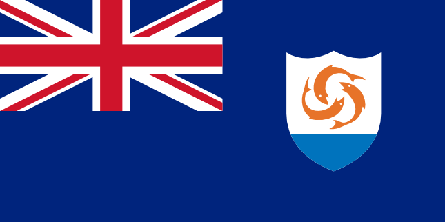 Flagge von Anguilla, Länderflaggen, Nationalflaggen, flagge, fahnen, Anguilla