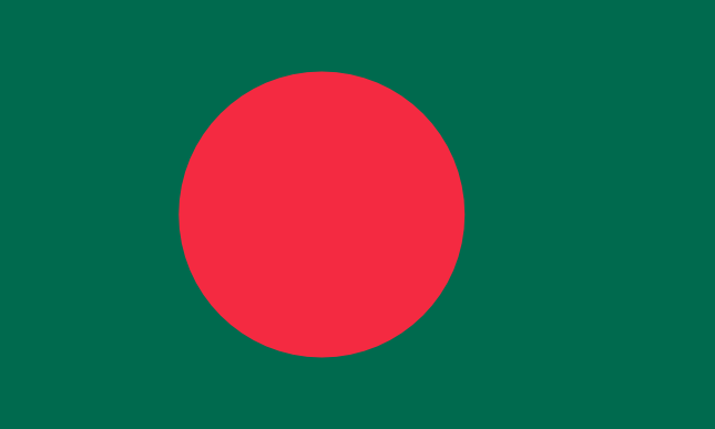 Flagge von Bangladesch, Länderflaggen, Nationalflaggen, flagge, fahnen, Bangladesch