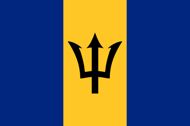 Flagge von Barbados, Länderflaggen, Nationalflaggen, flagge, fahnen, Barbados