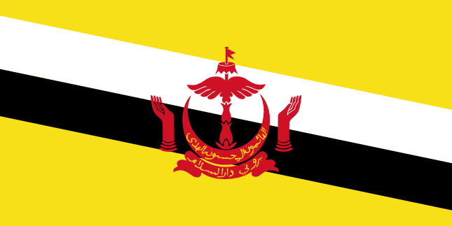 Flagge von Brunei, Länderflaggen, Nationalflaggen, flagge, fahnen, Brunei
