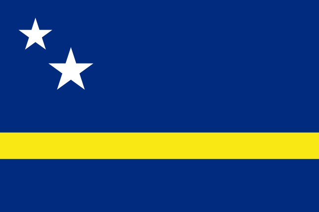 Flagge von Curacao, Länderflaggen, Nationalflaggen, flagge, fahnen, Curacao