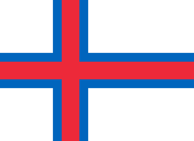 Flagge der Färöer, Länderflaggen, Nationalflaggen, flagge, fahnen, Färöer-Inseln