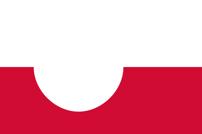 Flagge von Grönland, Länderflaggen, Nationalflaggen, flagge, fahnen, Grönland