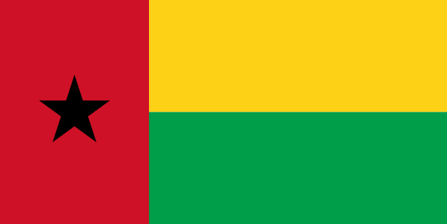 Flagge von Guinea-Bissau, Länderflaggen, Nationalflaggen, flagge, fahnen, Guinea-Bissau