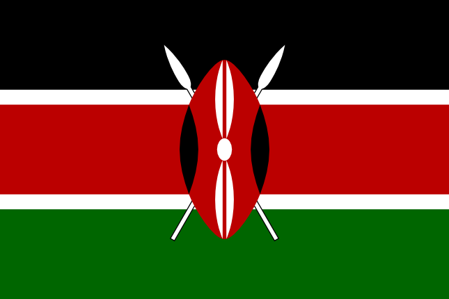 Flagge von Kenia, Länderflaggen, Nationalflaggen, flagge, fahnen, Kenia