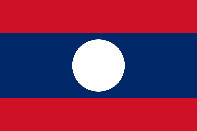 Flagge von Laos, Länderflaggen, Nationalflaggen, flagge, fahnen, Laos