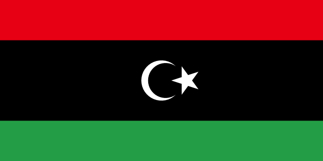 Flagge von Libya, Länderflaggen, Nationalflaggen, flagge, fahnen, Libyen