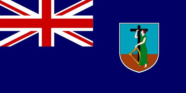 Flagge von Montserrat, Länderflaggen, Nationalflaggen, flagge, fahnen, Montserrat