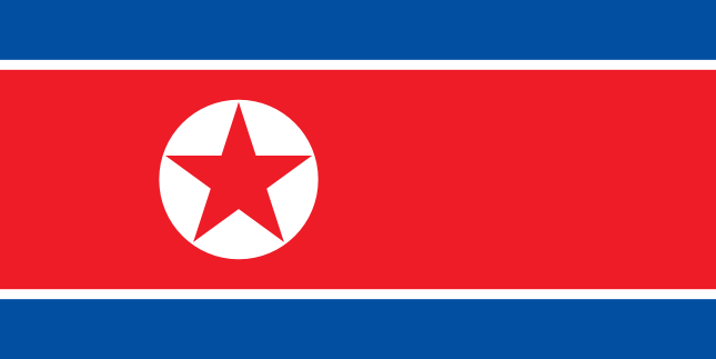 Flagge von Nordkorea, Länderflaggen, Nationalflaggen, flagge, fahnen, Nordkorea