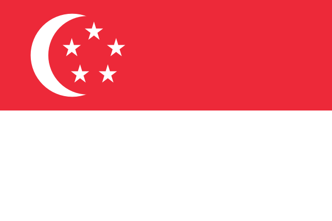 Flagge von Singapur, Länderflaggen, Nationalflaggen, flagge, fahnen, Singapur