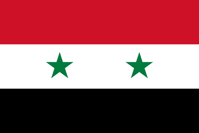 Flagge von Syrien, Länderflaggen, Nationalflaggen, flagge, fahnen, Syrien