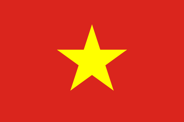 Flagge von Vietnam, Länderflaggen, Nationalflaggen, flagge, fahnen, Vietnam